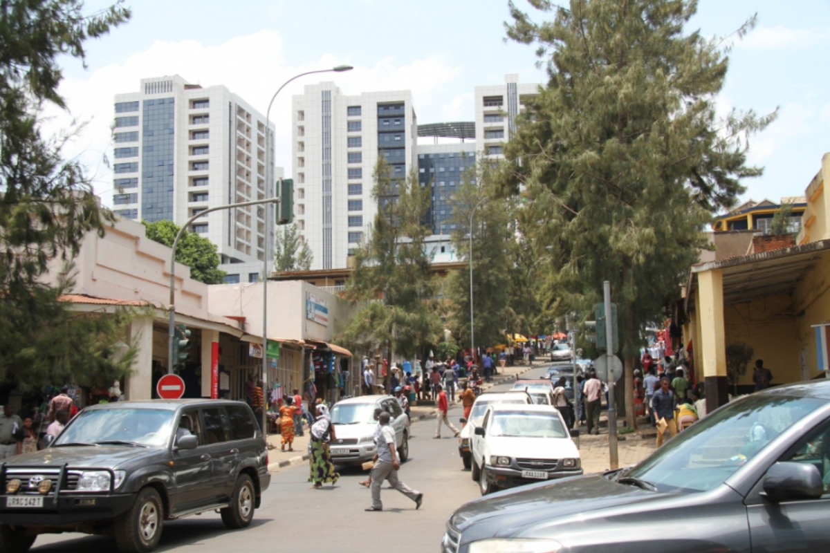 Stadtzentrum von Kigali. ©Katja Dombrowski